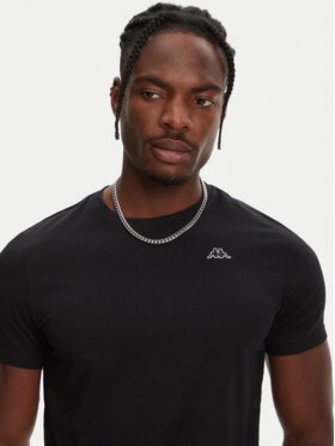 Robe di Kappa T-Shirt Luc 611187W Czarny Regular Fit