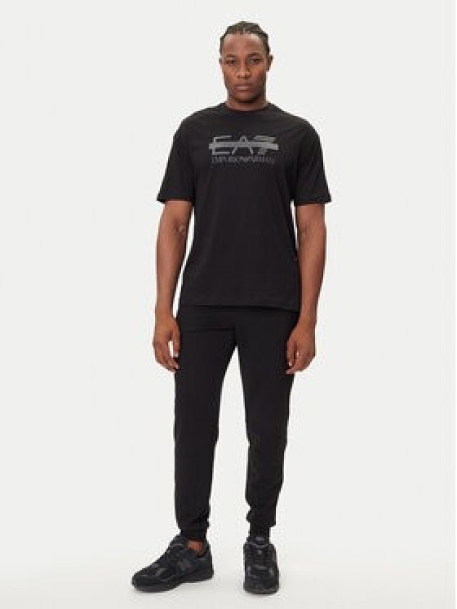 EA7 Emporio Armani T-Shirt 7M001129 AF10375 UC001 Czarny Modern Fit