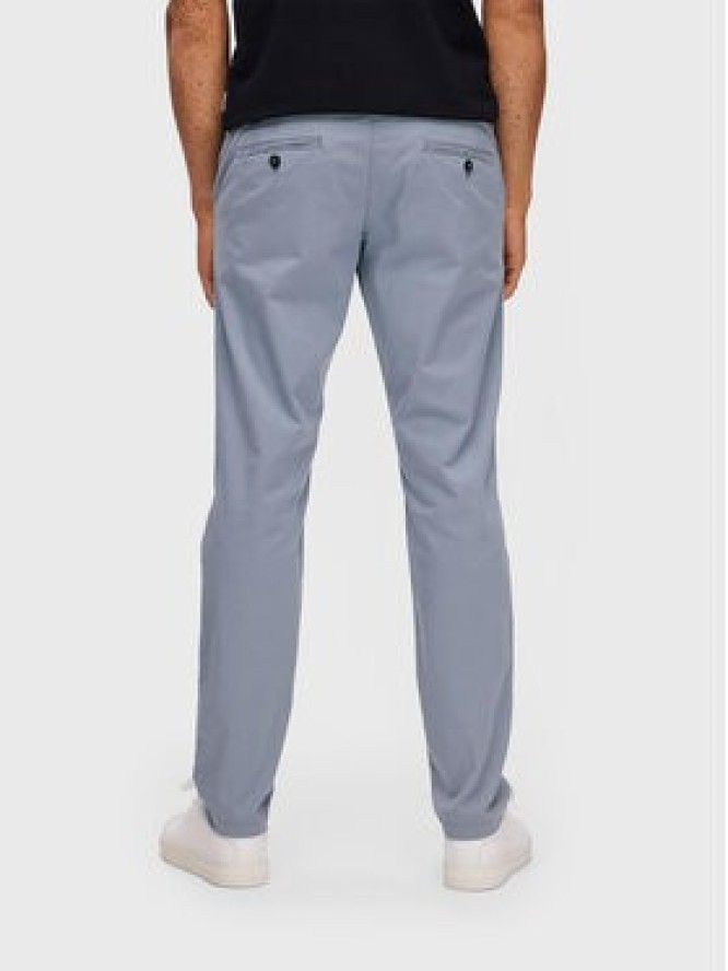 Selected Homme Chinosy New 16087663 Szary Slim Fit