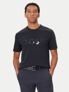 BOSS T-Shirt Mirror Iconic 50547940 Granatowy Relaxed Fit