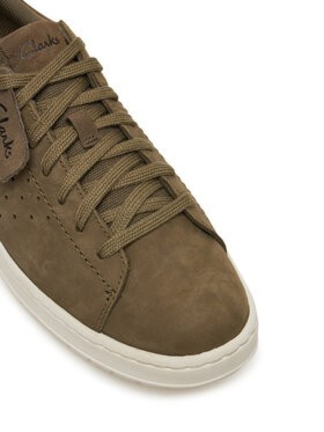Clarks Sneakersy Courtlite2 Run 26181324 Khaki