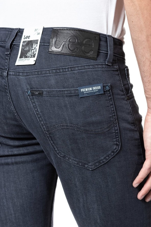 JEANSY MĘSKIE LEE DAREN ZIP FLY BLUE ASH L707YBPO 112118508