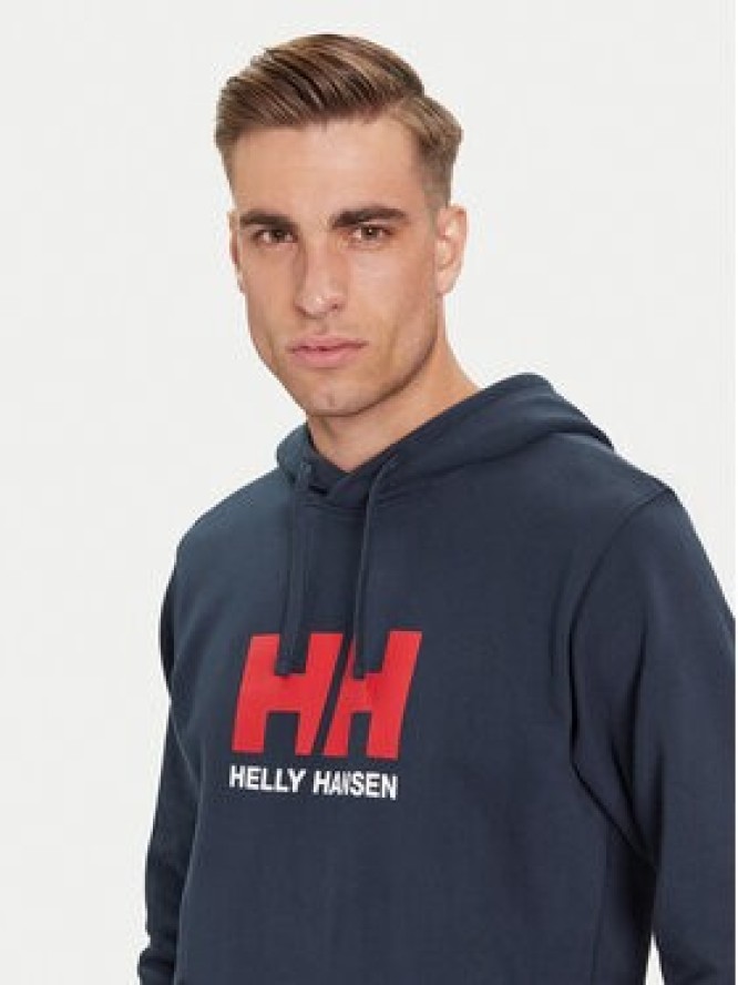 Helly Hansen Bluza HH Logo 54582 Granatowy Regular Fit