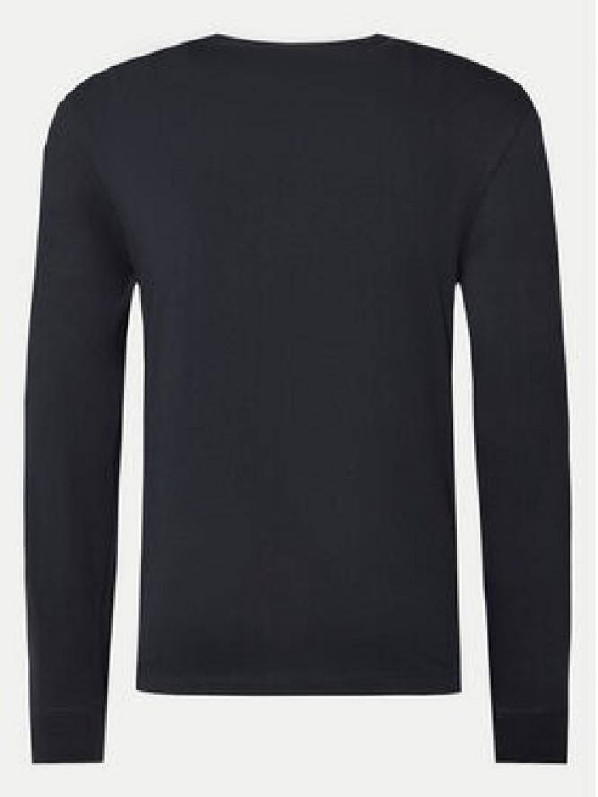 Napapijri Longsleeve S-Box Logo NP0A4I3M Czarny Regular Fit