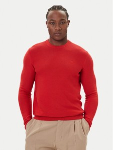 Mustang Sweter Elliot 1016844 Czerwony Regular Fit