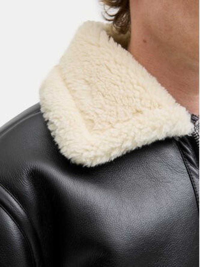 Jack & Jones Kurtka z imitacji skóry Liverpool 12282948 Czarny Regular Fit