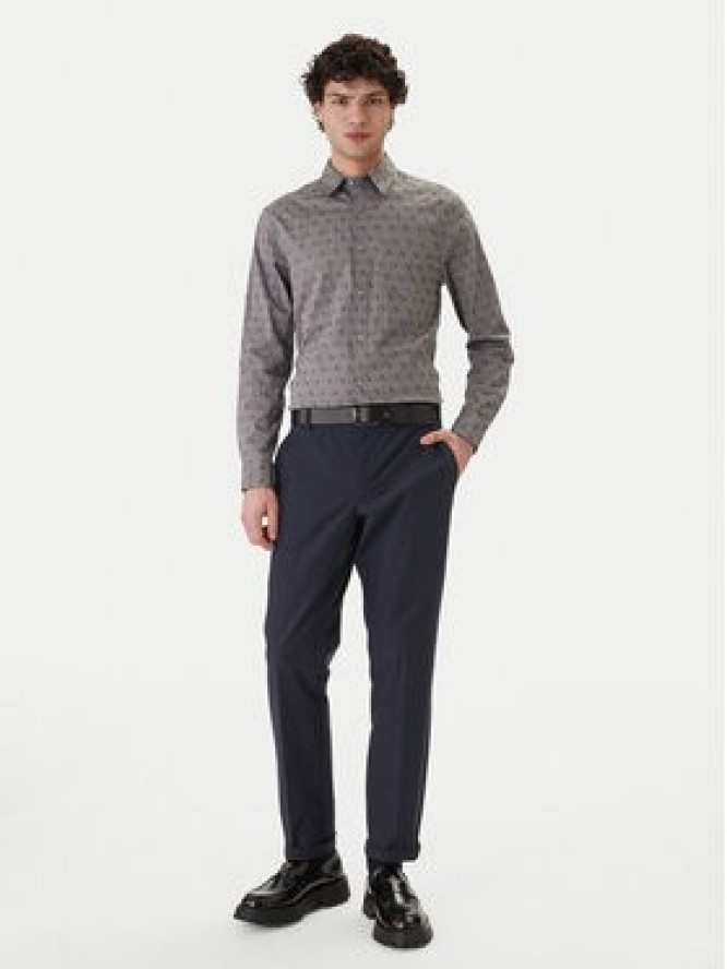 Guess Koszula M6GH18 W1713 Szary Regular Fit