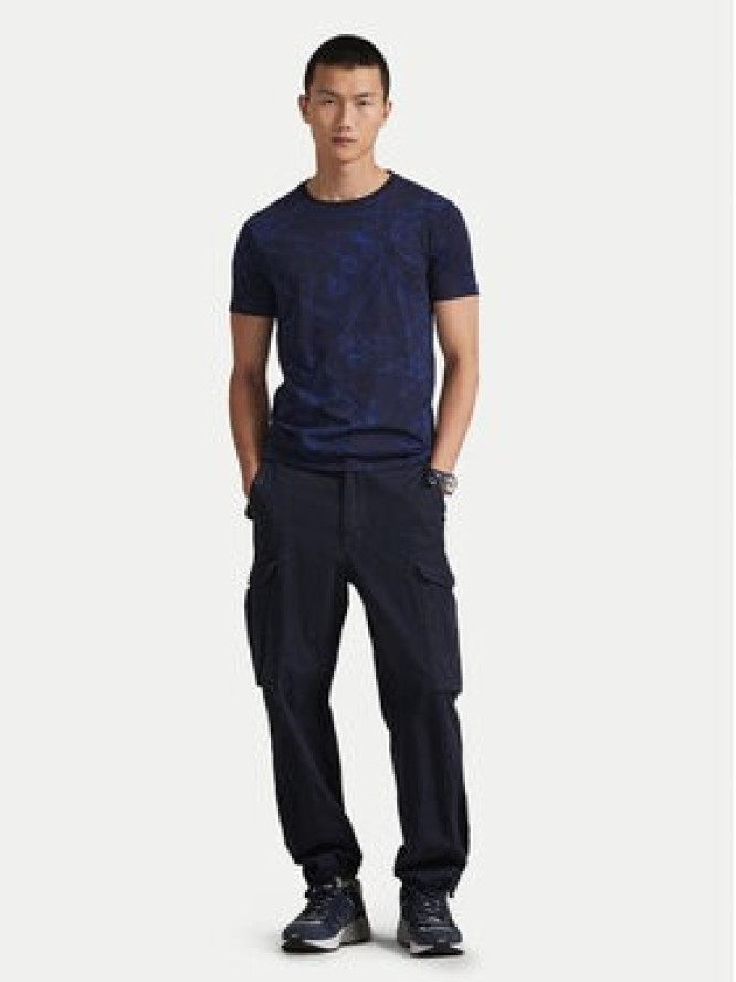 Polo Ralph Lauren T-Shirt 710P04019001 Granatowy Custom Slim Fit