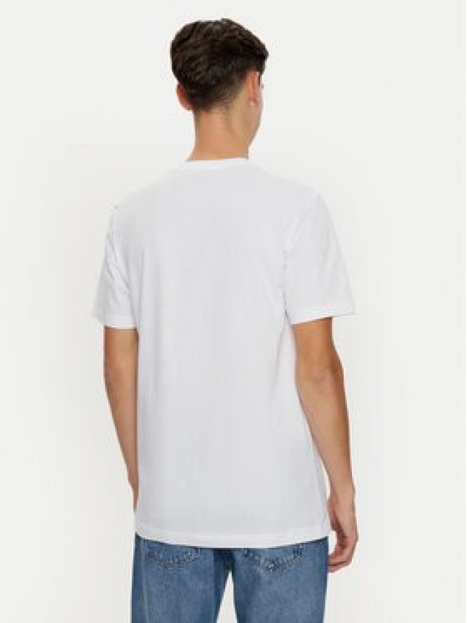 Calvin Klein Jeans T-Shirt Minimal Logo J30J327075 Biały Regular Fit