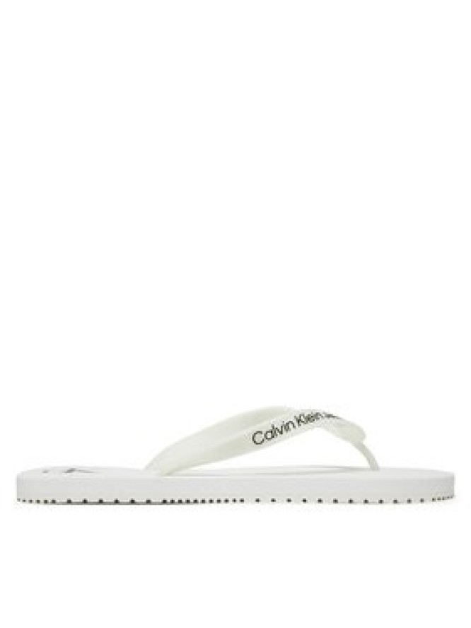 Calvin Klein Jeans Japonki Beach Sandal Transparent Tpu YM0YM01267 Biały