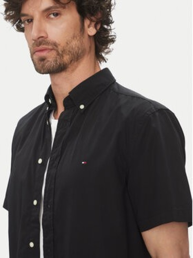 Tommy Hilfiger Koszula MW0MW37584 Czarny Regular Fit
