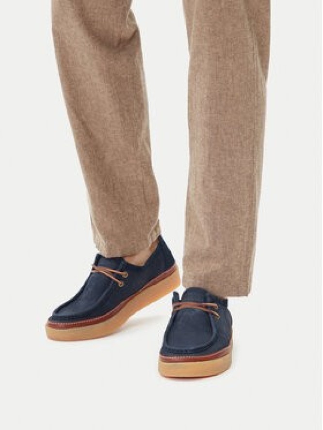 Clarks Mokasyny Clarkwood Moc 26176871 Granatowy