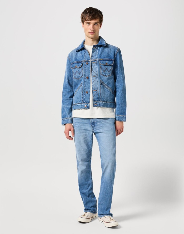 WRANGLER MESKA KURTKA JEANSOWA 124MJ Sheriff 112350476 W4MJ013842
