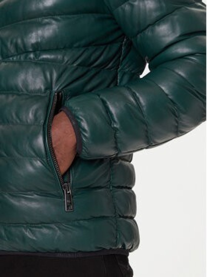 Milestone Kurtka skórzana MSHendrik 531040 60710 Zielony Regular Fit