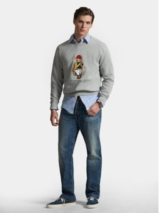 Polo Ralph Lauren Bluza 710B14625002 Szary Regular Fit