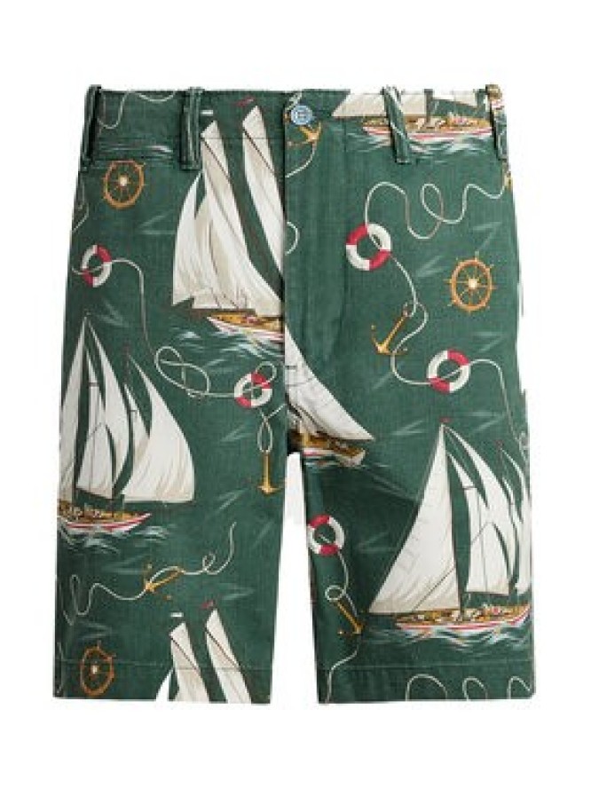 Polo Ralph Lauren Szorty materiałowe 710972102001 Zielony Regular Fit