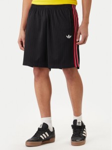 adidas Szorty sportowe Firebird Engineered Stripes KS5505 Czarny Regular Fit