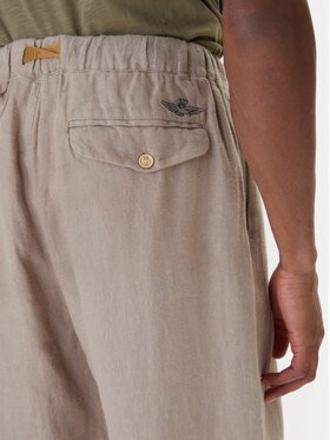 Aeronautica Militare Spodnie materiałowe 261PA1712UCT04293 Beżowy Comfort Fit