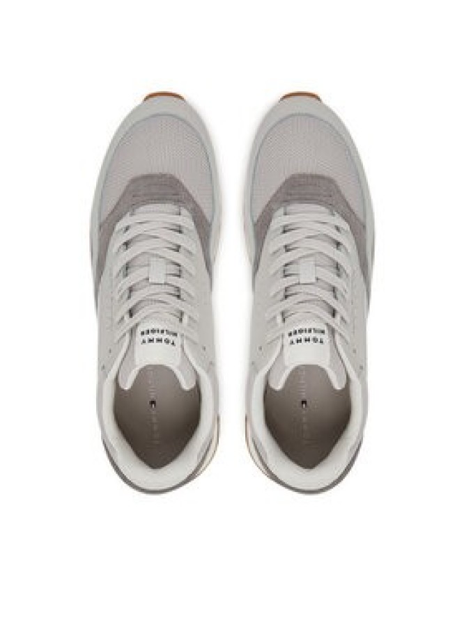 Tommy Hilfiger Sneakersy New Runner Eva Mix FM0FM05522 Szary