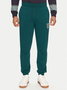 Puma Spodnie dresowe Sports Legacy Graphic 629631 Zielony Regular Fit