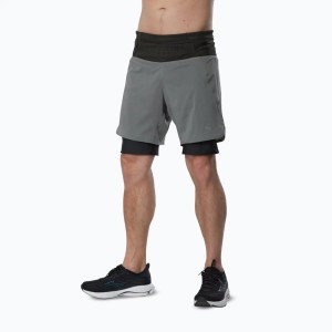 Spodenki do biegania męskie Mizuno Trail Multipocket 2in1