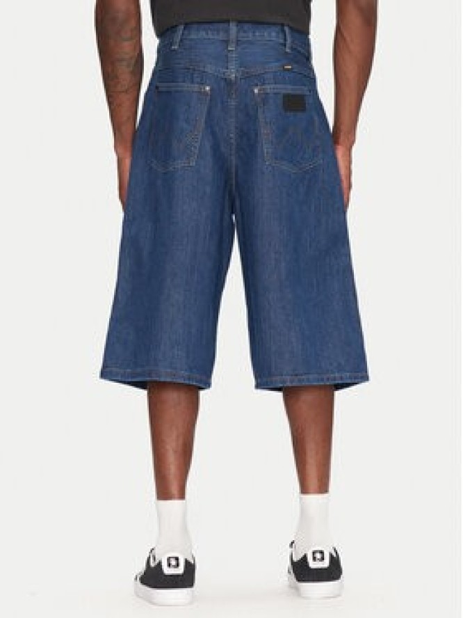 Wrangler Szorty jeansowe Jort 112362550 Niebieski Oversize