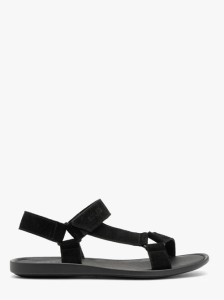 Czarne sandały męskie na rzep