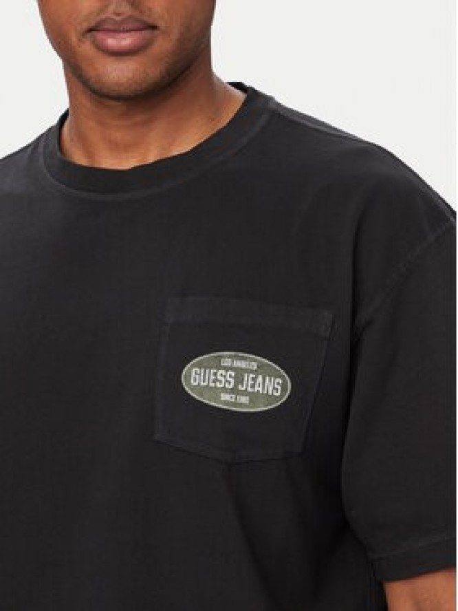Guess T-Shirt M6YI16 K3947 Czarny Regular Fit