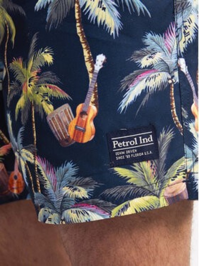 Petrol Industries Szorty kąpielowe M-1050-SWS963 Granatowy Regular Fit