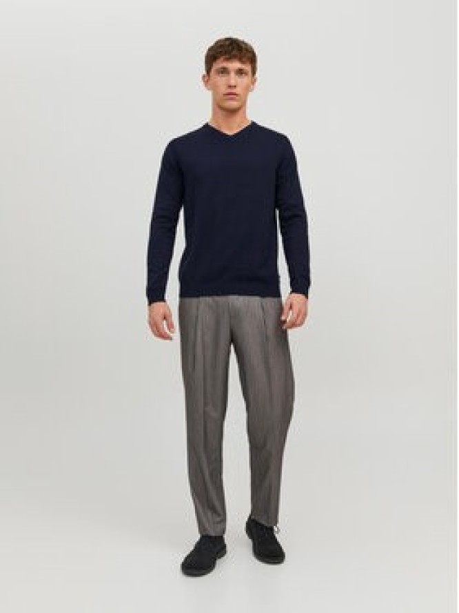Jack & Jones Sweter 12137194 Granatowy Regular Fit