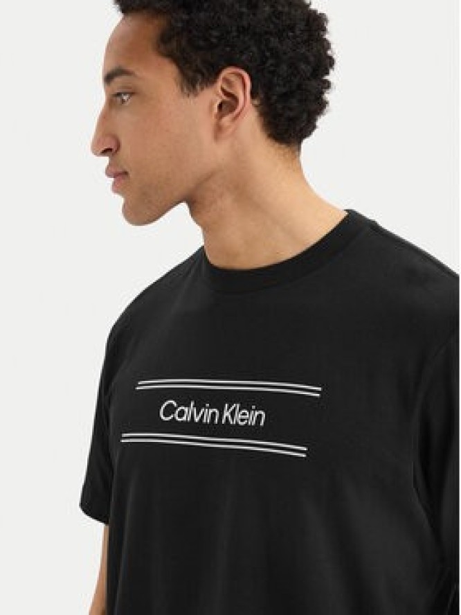 Calvin Klein T-Shirt SS 20s EU LV04LG813G Czarny Regular Fit