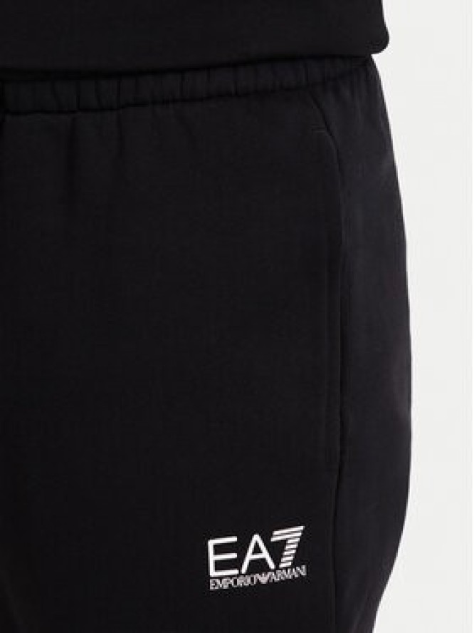 EA7 Emporio Armani Spodnie dresowe 8NPP64 PJVTZ 1200 Czarny Regular Fit