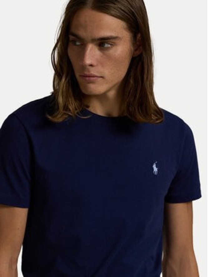 Polo Ralph Lauren T-Shirt 710671438404 Granatowy Slim Fit