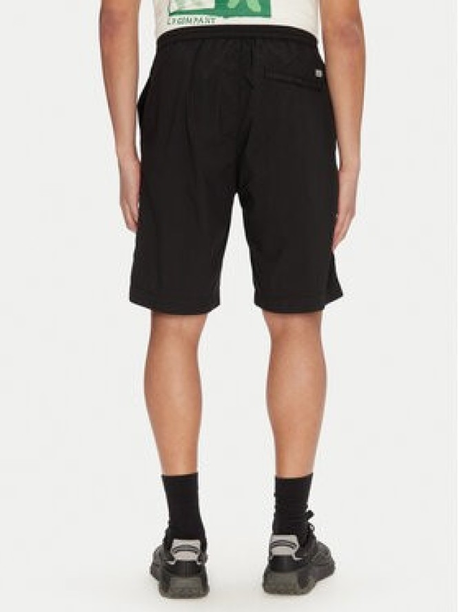 C.P. Company Szorty materiałowe 18CMBE172A006439G Czarny Relaxed Fit