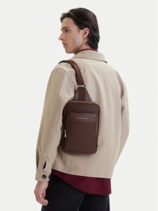 Tommy Hilfiger Saszetka Th Flag Monogram Sling Pack AM0AM14140 Brązowy