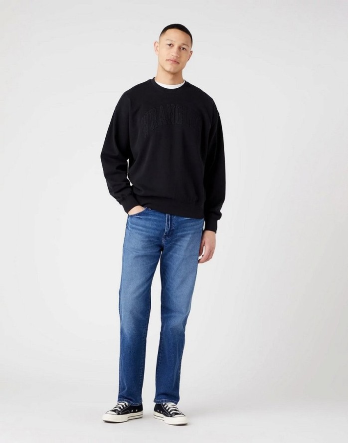 WRANGLER FRONTIER MĘSKIE SPODNIE JEANSOWE COWBOY HERO W16VU823O 112322848