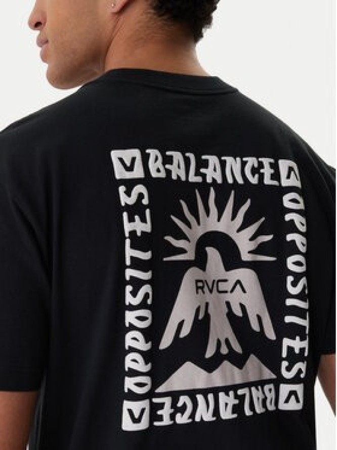 RVCA T-Shirt Las Cruces EVYZT00279 Czarny Regular Fit