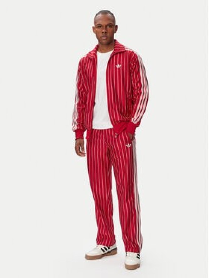 adidas Bluza Firebrid Pinstripes Track Top KR7227 Czerwony Regular Fit