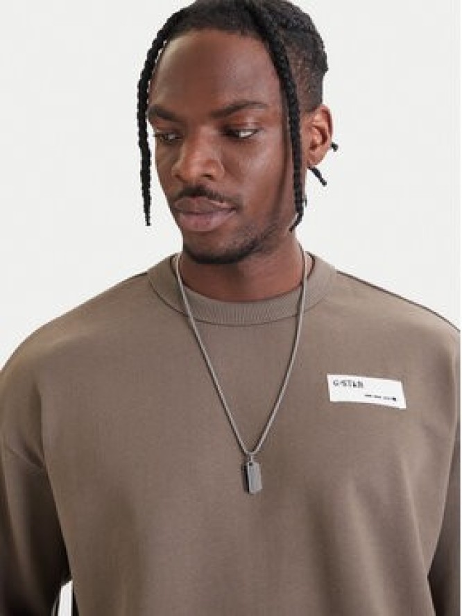 G-Star Raw Bluza HB Badge D28660-E209 Zielony Relaxed Fit