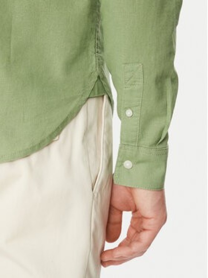 Blend Koszula 20718400 Zielony Regular Fit