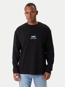 HUGO Longsleeve Nichaboso JJK 50554835 Czarny Relaxed Fit