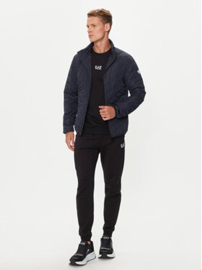 EA7 Emporio Armani Kurtka puchowa 8NPB13 PNE1Z 1562 Granatowy Regular Fit
