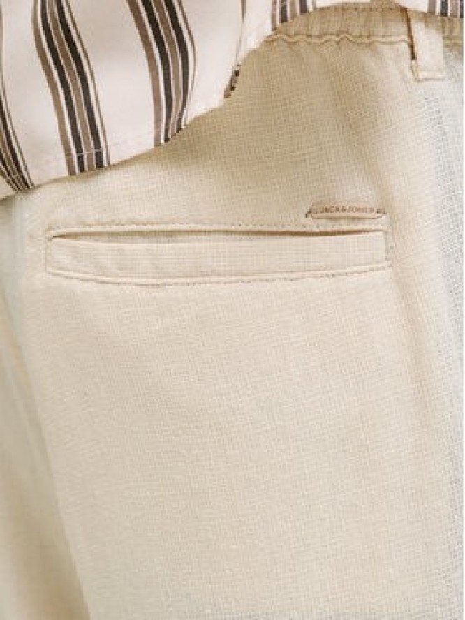 Jack & Jones Szorty materiałowe Ace Mykonos 12269376 Beżowy Regular Fit