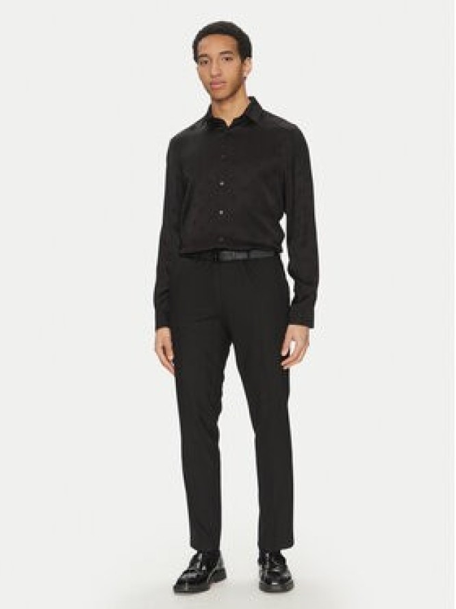 HUGO Koszula Elisha02 50539726 Czarny Extra Slim Fit