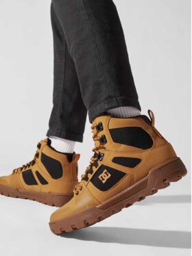 DC Shoes Sneakersy Pure Ht Wr ADYB100018 Brązowy