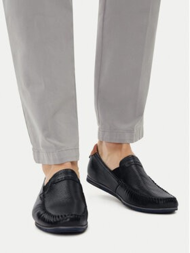 Bugatti Mokasyny 325-A2X6G-4000-4100 Granatowy