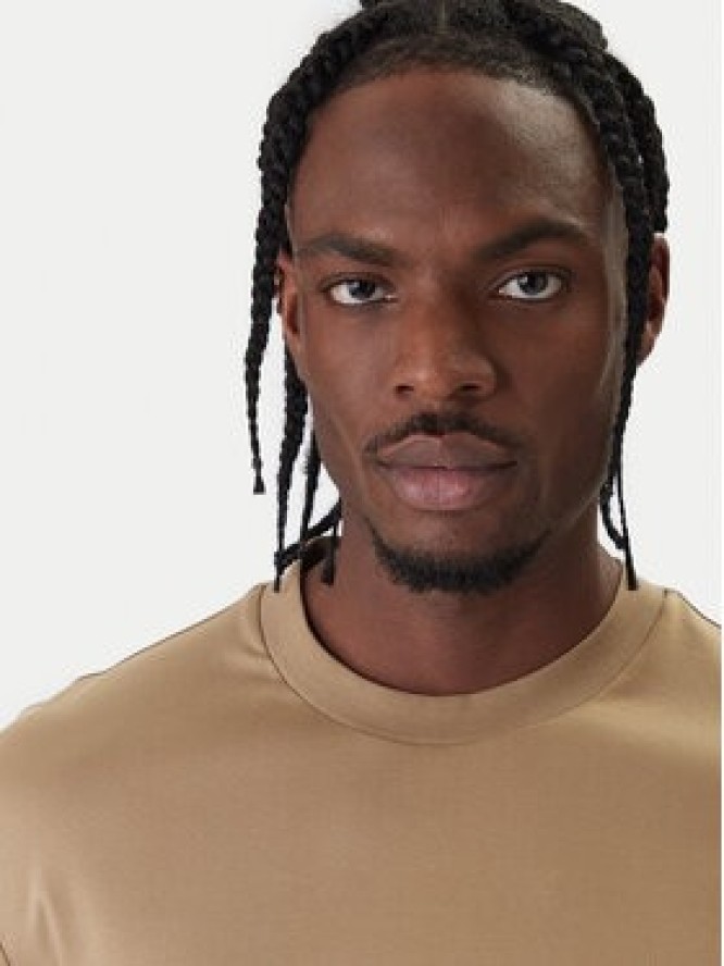 BOSS T-Shirt C-Taut 01 50555844 Khaki Regular Fit