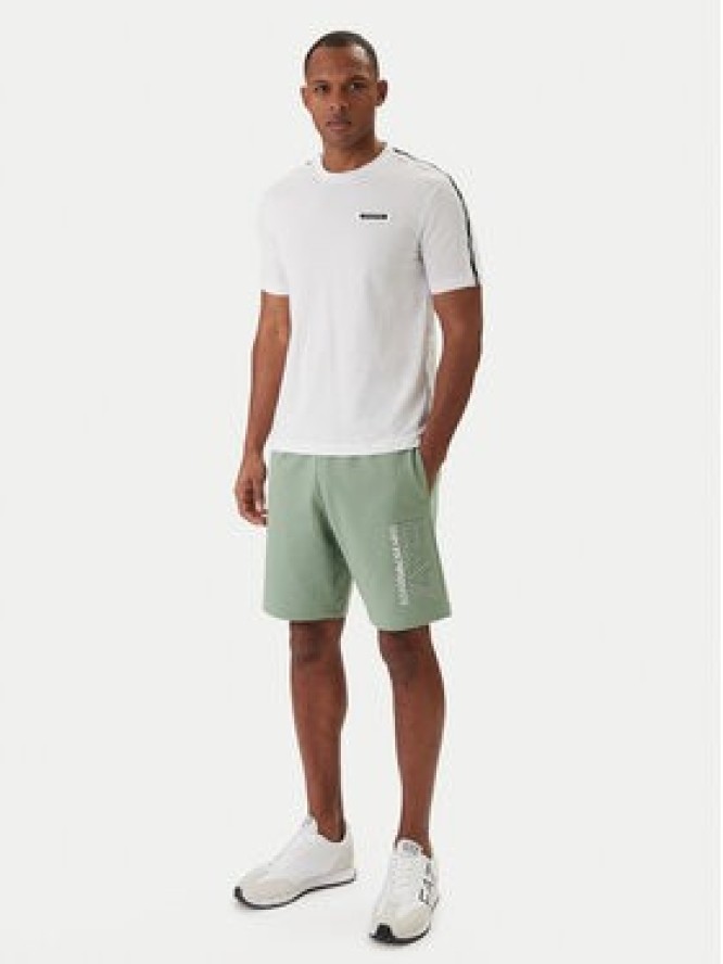 EA7 Emporio Armani T-Shirt 7M001476 AF10375 Biały Regular Fit