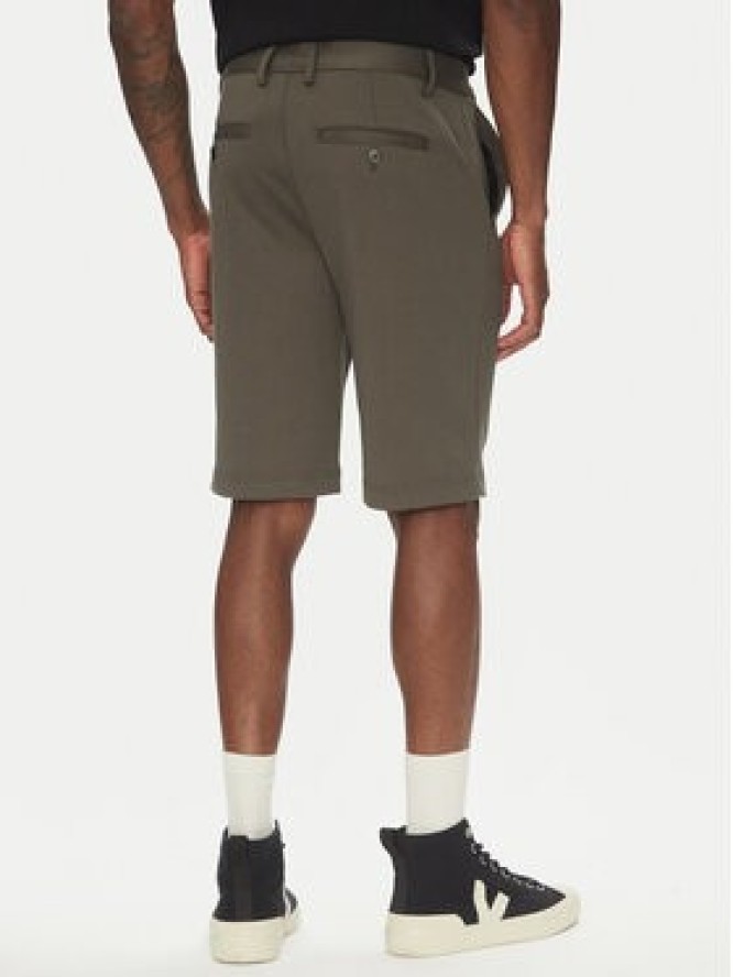 Lindbergh Szorty materiałowe 30-506062 Zielony Regular Fit