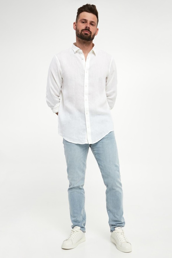 Koszula męska lniana ARMANI EXCHANGE